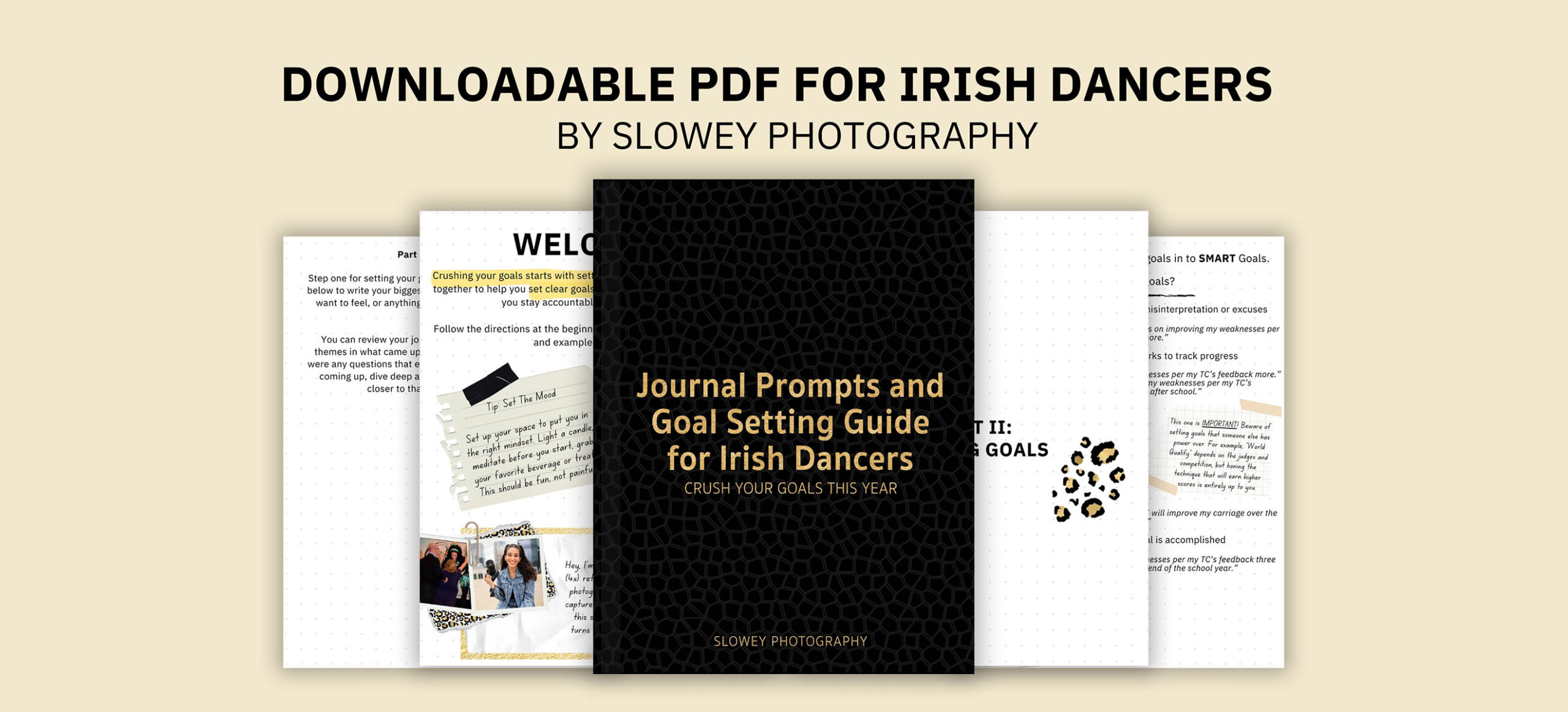 Goal Setting Guide PDF download for Irish Dancers by Slowey Photography